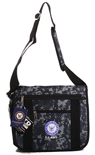 US Navy Camouflage Official Tactical Field Tablet iPad Mini Messenger Satchel Bag