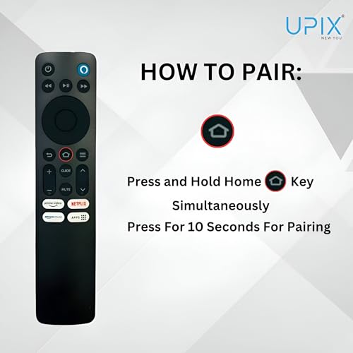 Image of Upix Compatible for Mi Fire TV Smart LCD /LED Remote No. 1280 | with Voice | Netflix & Prime Video Function | Exactly Same Remote Will Only Work | Pairing is Required