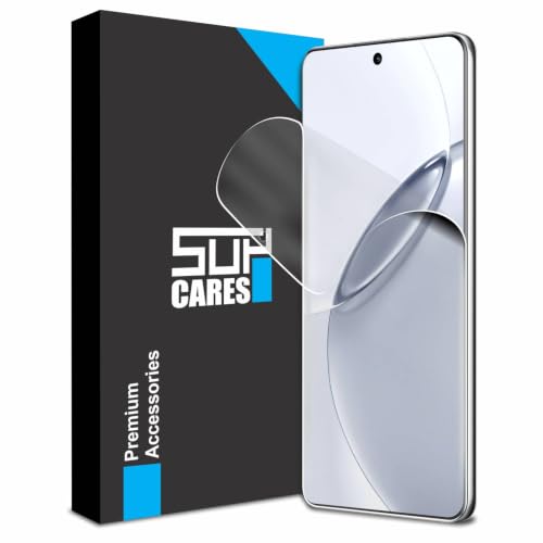 Image of SupCares TPU Anti Glare Matte Unbreakable Membrane Screen Protector for Realme 16 Pro Plus, Realme 15 and Realme 15 Pro (6.8 Inch) With Easy Self Installation Kit | Fingerprint Working | Edge to Edge