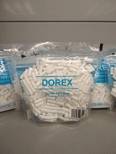 Filtros para cigarros 6mm PACK 5 BOLSAS TOTAL 2500 PIEZAS