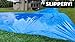 Make-A-Slide. Giant Blue Plastic Water Slides for Adults - 100, 75, 50 Feet Long Heavy-Duty Slip and Slides Water Tarps (75 Foot Slide)