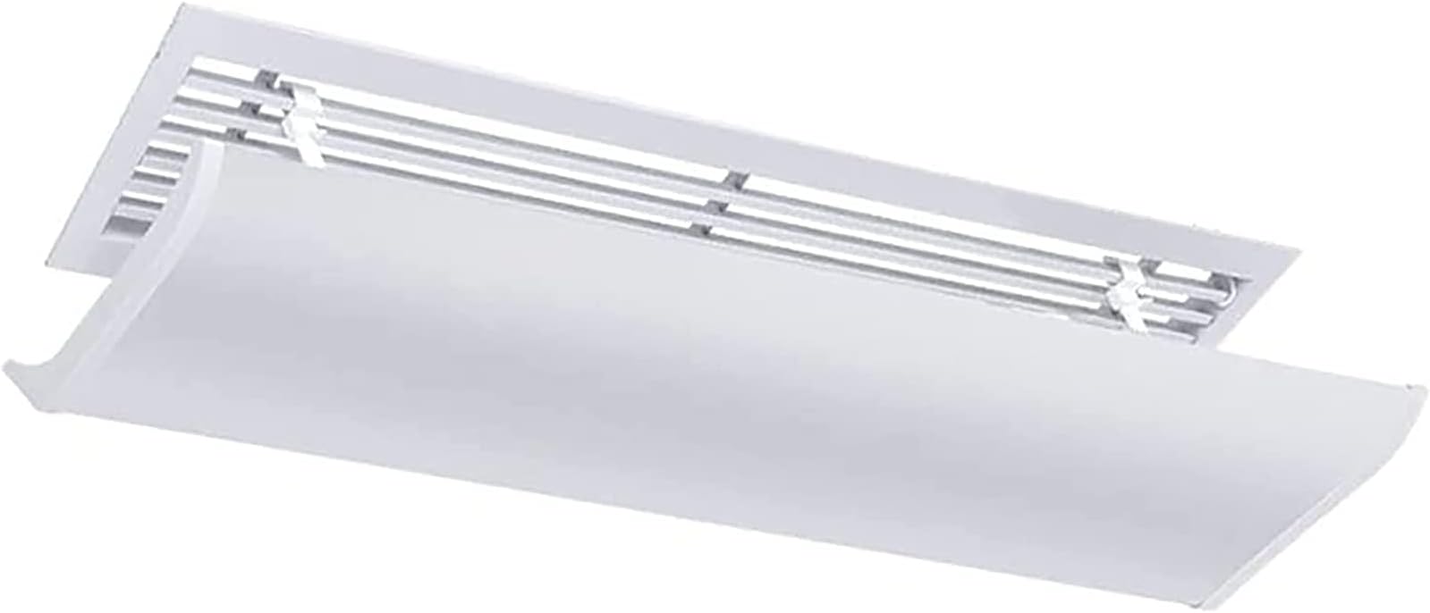 jaffiustAir Conditioner Deflector Central AC Air Flow Deflector Prevent The Cold Air From Blowing Straight, Angle Adjustable, Easy Installation, For Vents, Sidewall, 24.8 * 7.8