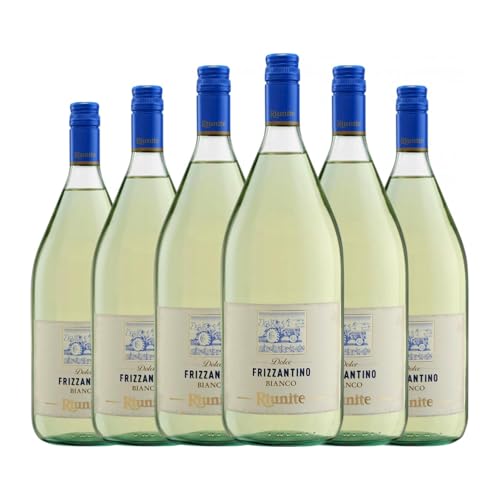 Riunite Frizzante Bianco Dulce Emilia Romagna Botella Magnum 1,5 L Espumoso blanco (Caja de 6 Botella Magnum de 1,5 L)