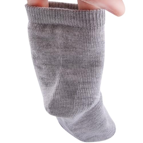 Duufin 15 Pairs Baby Toddler Socks Mid Cut Unisex Half Cushion Cotton Crew Socks for Toddler Baby Boys Girls4