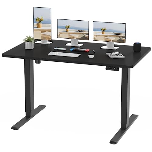Flexispot Ef1 Set - Escritorio Elevable Eléctrico Con Tablero Entero Negro,140x80cm Standing Desk Estánder, Regulable En Altura 71-121cm Con 4 Flexispot Ef1 Set - Escritorio Elevable Eléctrico Con Tablero Entero Negro,140x80cm Standing Desk Estánder, Regulable En Altura 71-121cm Con 4