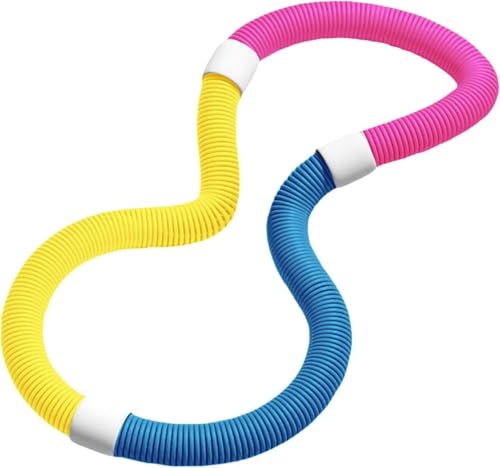 【静音ソフト設計】フラフープ ダイエット 大人用 折りたたみ式 フィットネス 加重 スプリングフープ 男女兼用 静か 痛くない ソフトPVC素材 有酸素運動 ウエスト引き締め 全身シェイプアップ 初心者向け プレゼントにも最適 コンパクト収納 室内&屋外対