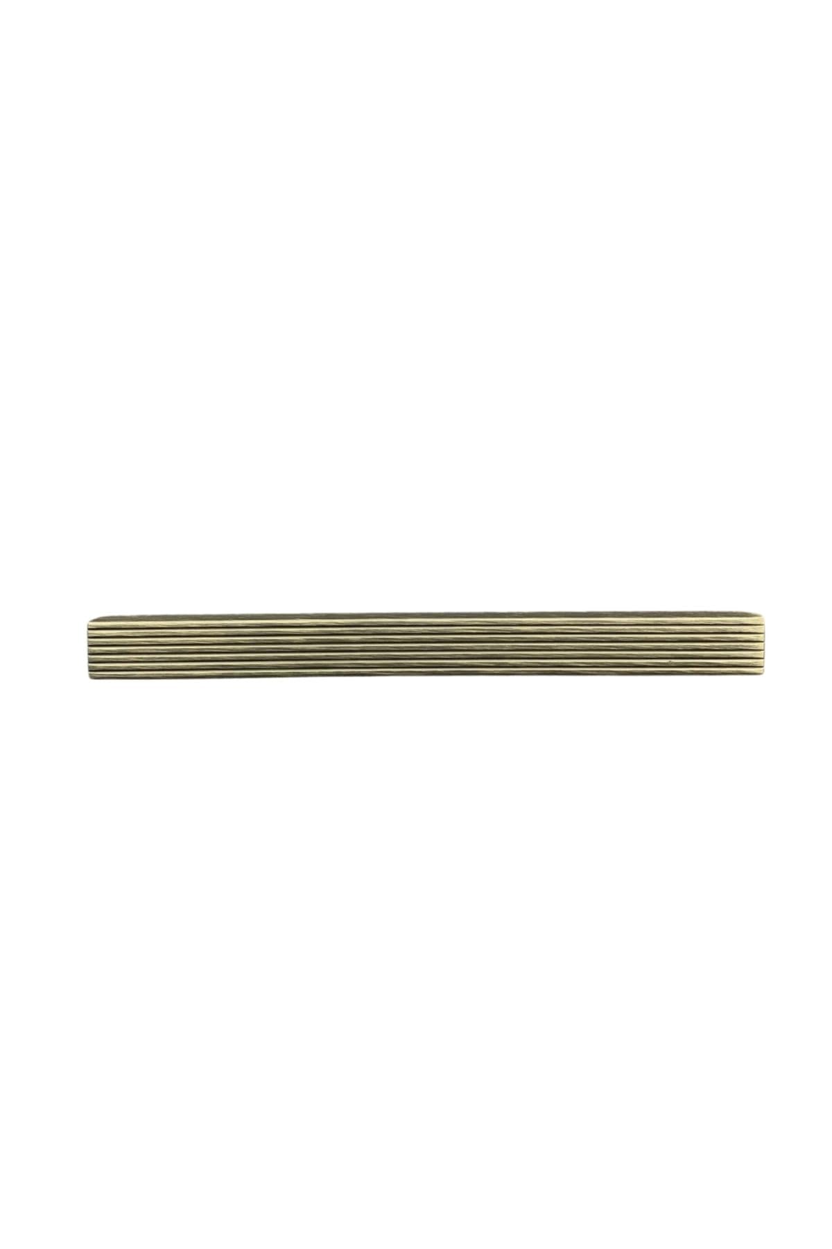 System 8801 Çizgili Modern Kalın Kulp Antik Renk 320 Mm Çok Renkli