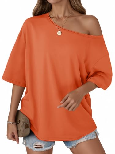 T-shirt surdimensionné femme coupe ample masquant les imperfections