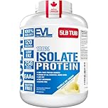 Whey Protein Powder | 100% Isolate | Vanilla Ice Cream Flavor | 25g Whey Protein Isolate Per Scoop | 5 Pound Tub | Low-Fat, Low-Calorie, Gluten-Free & No Added Sugar | Made in Canada | 70 Servings
