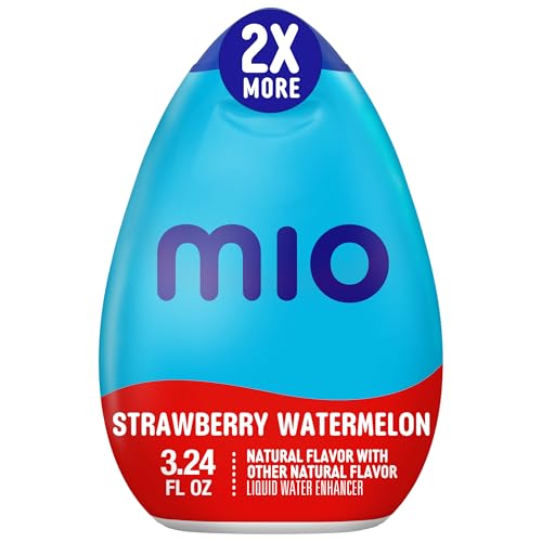 mio Strawberry Watermelon Flavored with other natural flavor Liquid Water Enhancer, 3.24 fl oz Bottle