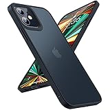TORRAS für iPhone 12 Hülle/iPhone 12 Pro Hülle (Militär Drop Zertifiziert) Stoßfeste Unzerstörbar Kratzfest (Matt rutschfest Griff) Leicht Durchsichtige Handyhülle iPhone 12/12 Pro Guardian Schwarz
