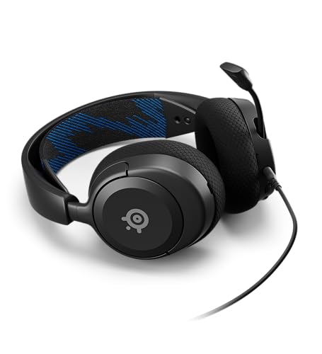 undefined SteelSeries ゲーミングヘッドセット ヘッドホン PlayStation 5専用モデル Arctis Nova 1P 軽量 有線 密閉型 双方向マイク ノイズキャンセリング 空間オーディオ Hi-Fiサウンド 調整可能 61611 ブラック の商品画像 10