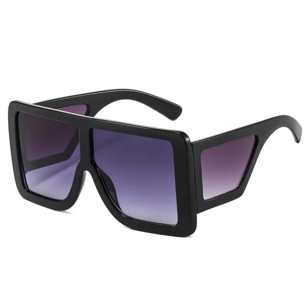 Lunettes de soleil One Piece anti-éblouissement grand format mode
