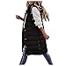 Dasongff Gilets sans Manche à Capuche Vestes Femme Automne Hiver Chic Blouson Femmes Long Manteaux Dames Longs Demi-Saison Loose Coupe Vent Cardigan Long Femme Caban Tendance Manteau Trench
