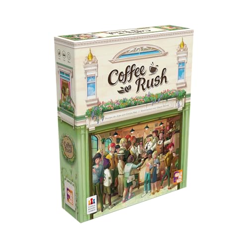 Galápagos Coffee Rush Jogo de Tabuleiro para 2-4 Jogadores 14 Anos + Partidas de até 30 Min