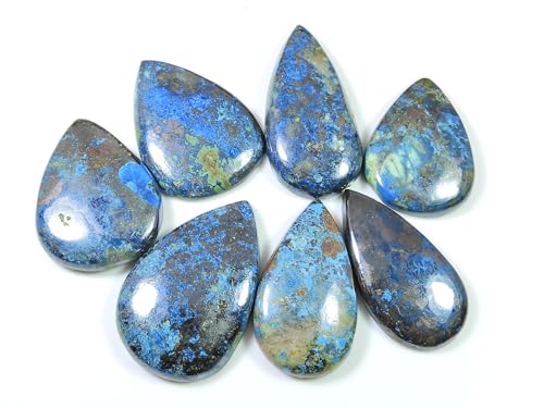 Azurite naturelle en cabochon pour sublimer vos créations de bijoux faits main