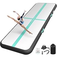 SportBob Airtrack Matte,Gymnastikmatte Länge 3m Dicke 10cm,mit Elektrische Luftpumpe 600W,Yoga Matte,Trainingsmatte,Turnmatte für Zuhause, Outdoor, Fitness,Gymnastik,Yoga und Training
