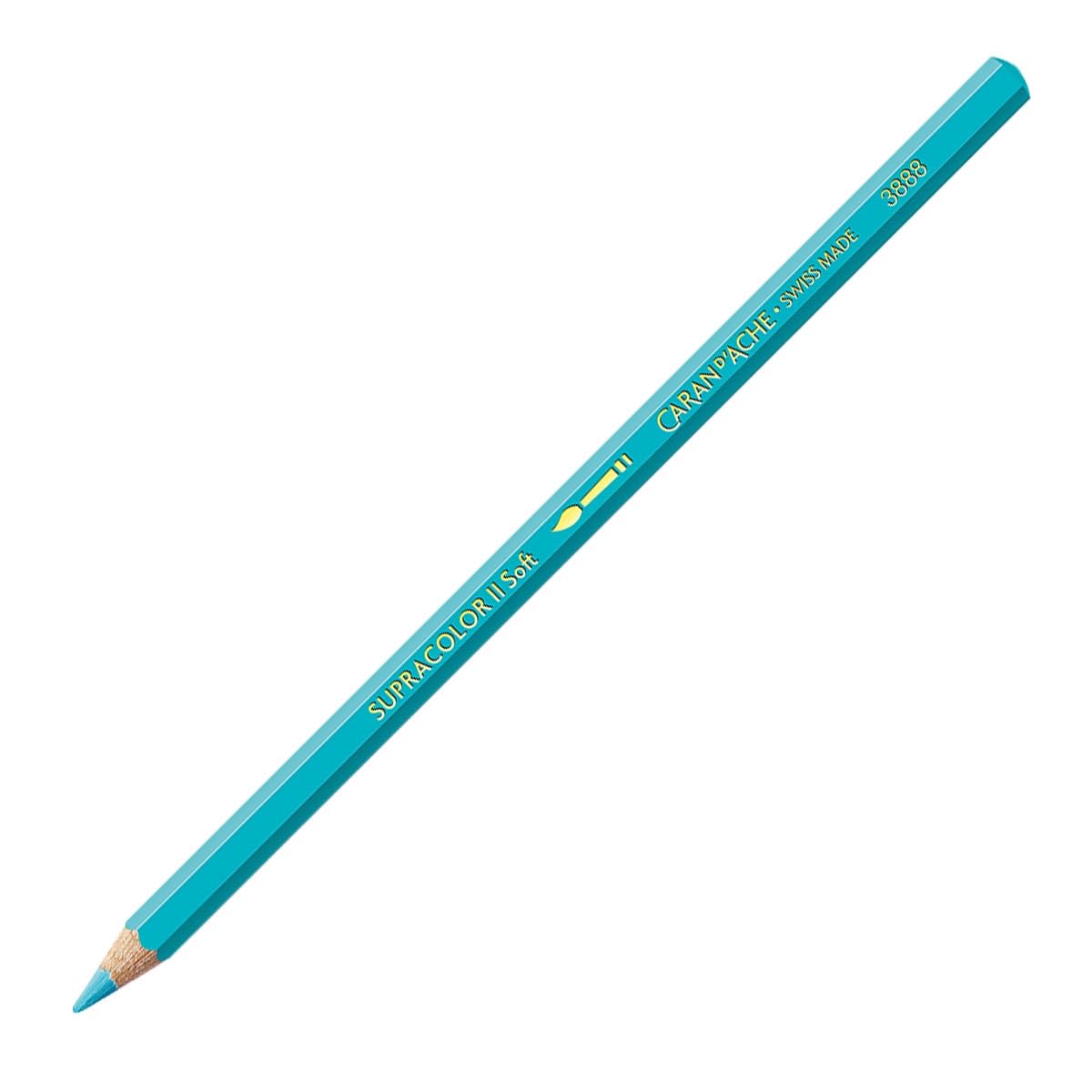 Caran D'ache Blue Supracolor Soft Turquoise