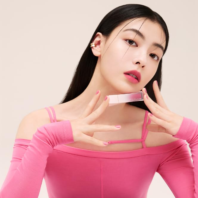 Miniatura 2 de Espoir Couture Lip Tint Blur Velvet #3 Peony 0.19 onzas  Lápiz labial líquido de color borroso natural  Tinte labial de fijación a prueba de manchas