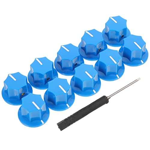 HANABASS 1 Set Mxr Potentiometer Control Knobs Volume Tone Knobs for Guitar Bass Accessories and String Instruments Includes Screwdriver for Easy Installation