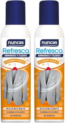 Nuncas Refresca Armarios y Tejidos - Classic Style - 250ml (Paquete de 2)