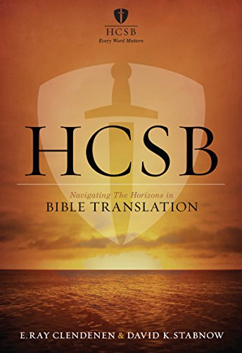 Cover of HCSB: Navigating the Horizons in Bible Translations