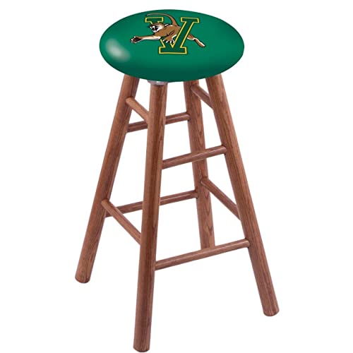 Holland Bar Stool Co. Oak Extra Tall Bar Stool in Medium Finish with Vermont Seat by The