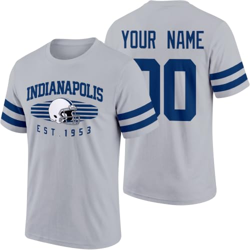 Image of T-Shirt Custom Name and Number Personalized Gifts | Crewneck Short Sleeves T-Shirt for Men S-4XL