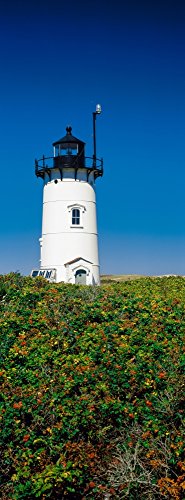 Posterazzi Low angle view of a lighthouse Race Point Light Provincetown Cape Cod Barnstable County Massachusetts USA Poster Print, (7 x 18)