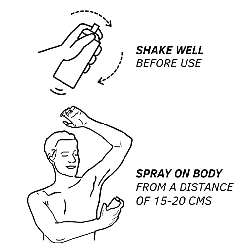 Ustraa Blue Deodorant for Men - 150ml - Cool, Aquatic Fragrance | Boosts freshness | Fights Bad Odour, Prevents Itching & Irritation with Aloe Vera... - Image 6