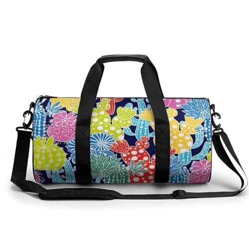 Sac de sport gym couleur cactus et grand duffel bag de randonnée camping imperméable