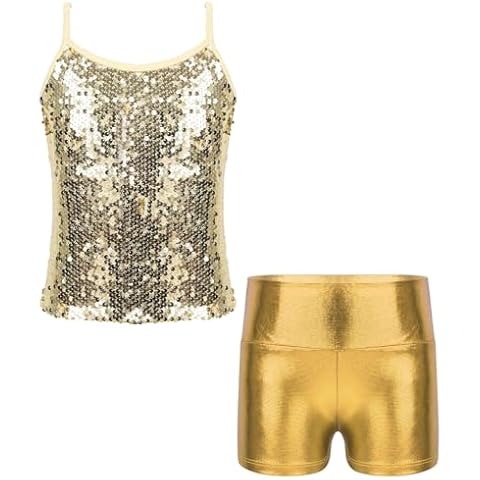 Ensemble Gymnastique ranrann Or 11-12 ans Cover