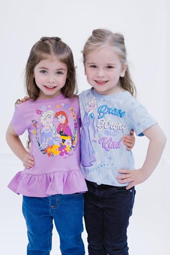 Image of Disney Girls' 2-Pack Short Sleeve T-Shirts for Baby & Kids