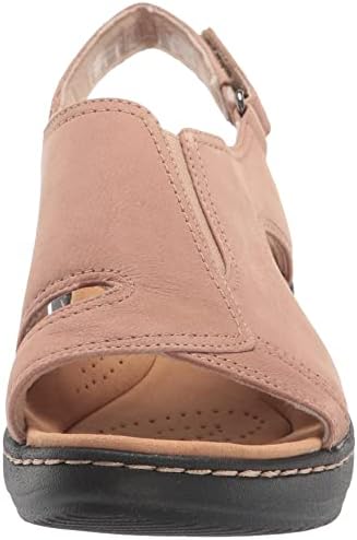 Clarks womens Jenette Ease Wedge Sandal, Pink, 10 US | Image 1