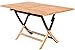 ASS ECHT Teak Holz Teaktisch Klapptisch Holztisch Gartentisch Garten Tisch in verschiedenen Größen zum Klappen von Größe:140x80cm