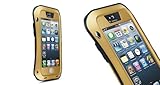 Love Mei Hard Metal Corning Gorilla Glass Shockproof/Dustproof Case For Iphone 5 5S (Gold)