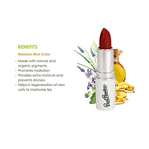 Image of Paul Penders Hand Made Vegan Cream Lipstick 4g (Raspberry)