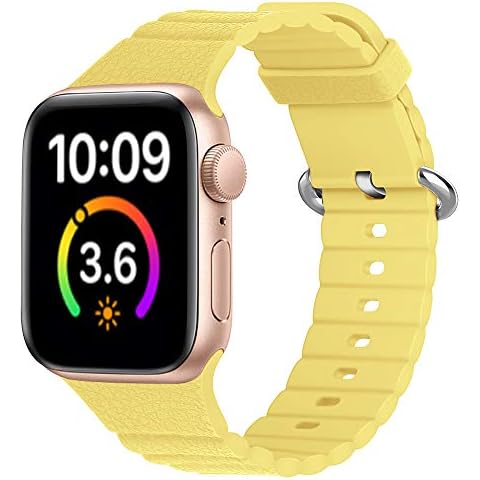 Silicone Strap Compatible with Apple Watch Strap Series SE/6/5/4/3 Sport Bands Cover