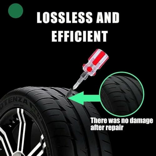 Image of 10 PCS Universal Tubeless Tyre Puncture Repair Mushroom Plug Kit with Storage Box | Rubber Tire Repair Plugs for Car, Bike, Motorcycle, Scooter, SUV, Truck & Heavy Vehicles | Leak Sealing Tool