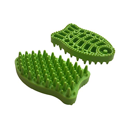 Tugia Fish Shap pet Groom Brush Comb for cat Dog (Green)