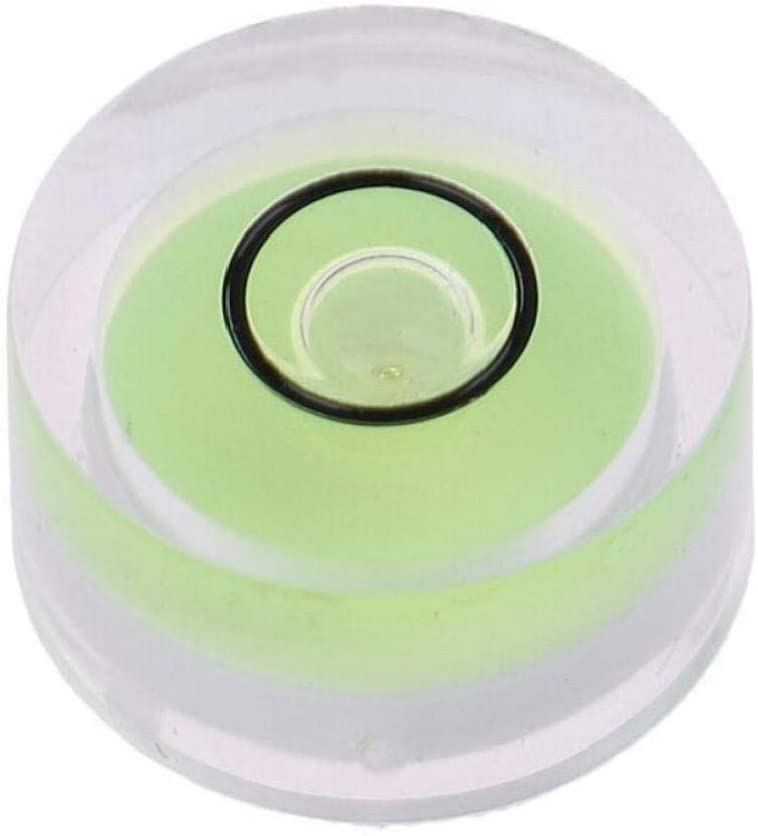5 pezzi di piccolo livello, 1,2 cm mini livello circolare bolla, strumento multiuso di misurazione del livello per appendere immagini, treppiede, fotocamere, giradischi, trapani piacevoli e attraenti