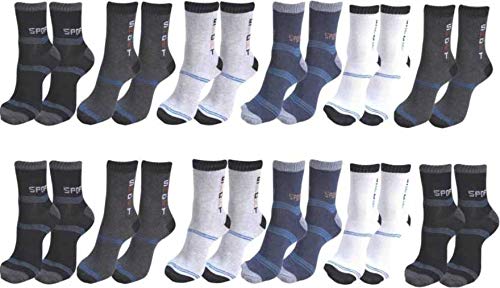 SS CLOTHINGMen's Cotton Ankle Length Socks (Multicolour, Free Size) Pack of 12