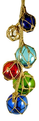 Japanese Glass Fishing Floats Fish Net Buoys Tiki Decor