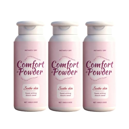 Polvo cómodo, confianza en sí mismo y este polvo corporal sin talco absorbe el sudor, evita el roce durante todo el día, cuidado de cuerpo completo para mujeres (3)