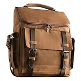 VELEZ Leather Backpack for Men 15.6 Inch Laptop Bag Brown Genuine Travel Pack Handmade Business Computer Carry Rucksack Professional Office School Bookbag Designer Minimalist Work Daypack Gift