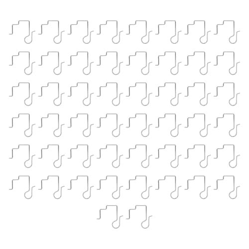 50pcs Christmas Light Gutter Hooks, Stainless Steel Gutter Light Clips Outdoor Lighting Hooks Clips to Hang Lights Outside for Indoor Outdoor