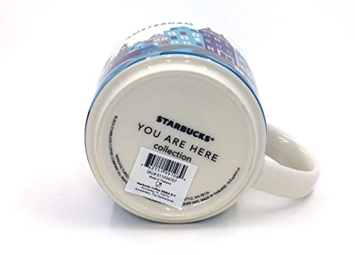 Taza de cerámica Starbucks You Are Here Amsterdam 14 oz miniatura 4