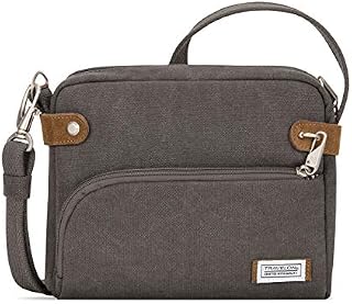Travelon Anti-theft Heritage Crossbody Bag, Pewter
