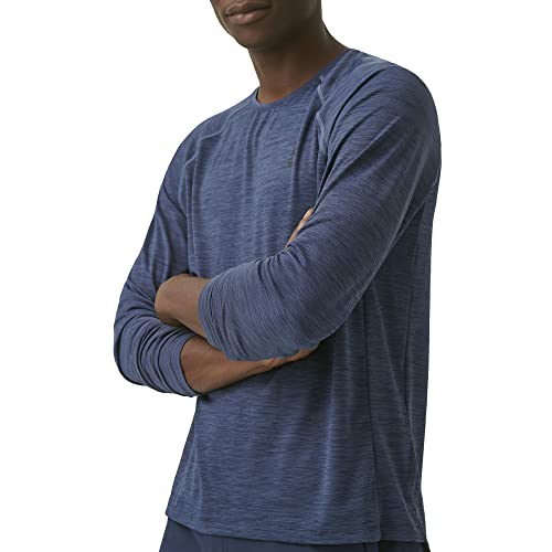 BASS OUTDOOR Men's Long-Sleeve T-Shirt – Easy-Care Performance Crew Neck​3