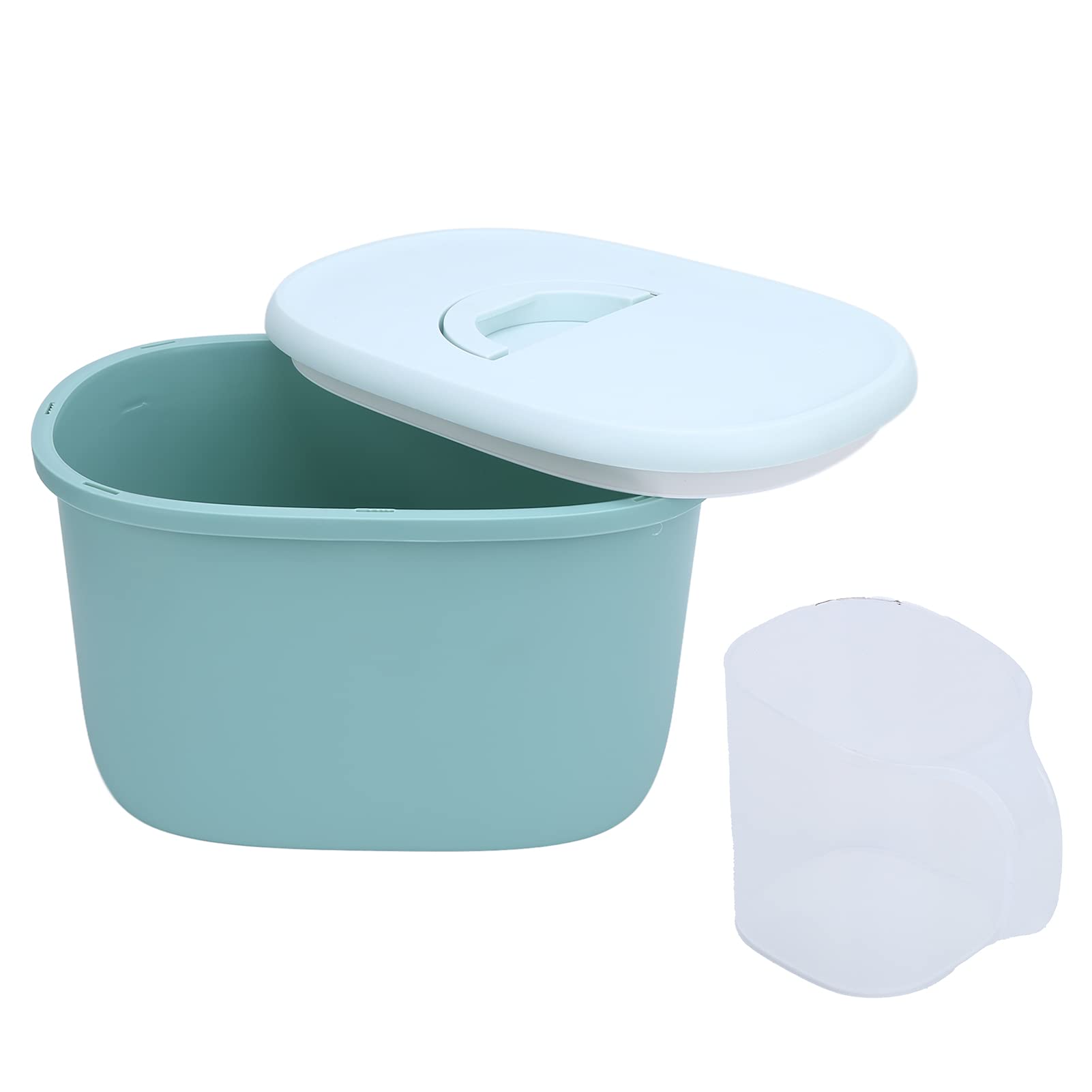 Omabeta Contenitore Sigillato per Alimenti per Animali Domestici con Misurino per Alimenti per Cani e Gatti 36 X 25,5 X 22,5 Cm ABS